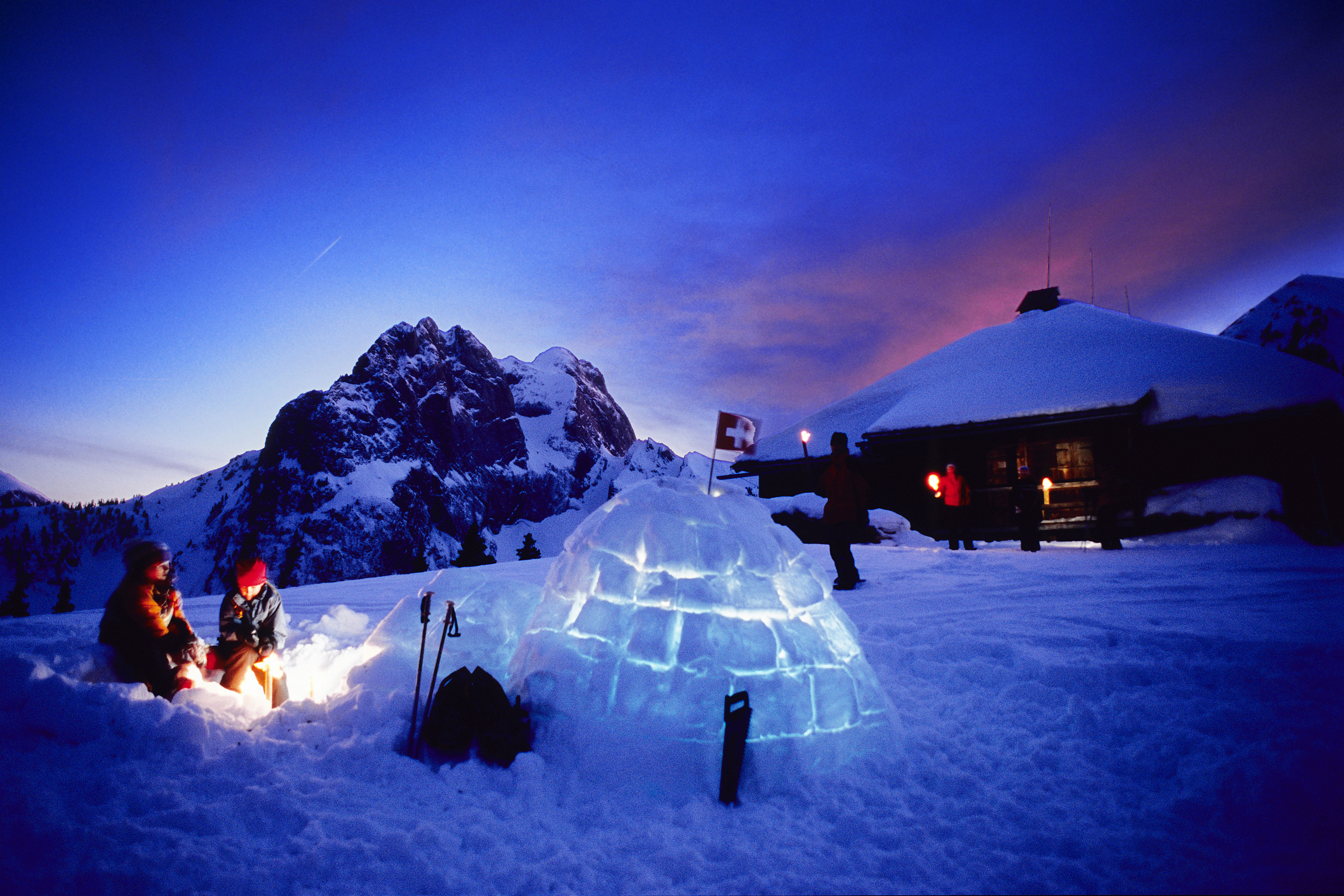 Швейцария горнолыжные курорты Gstaad