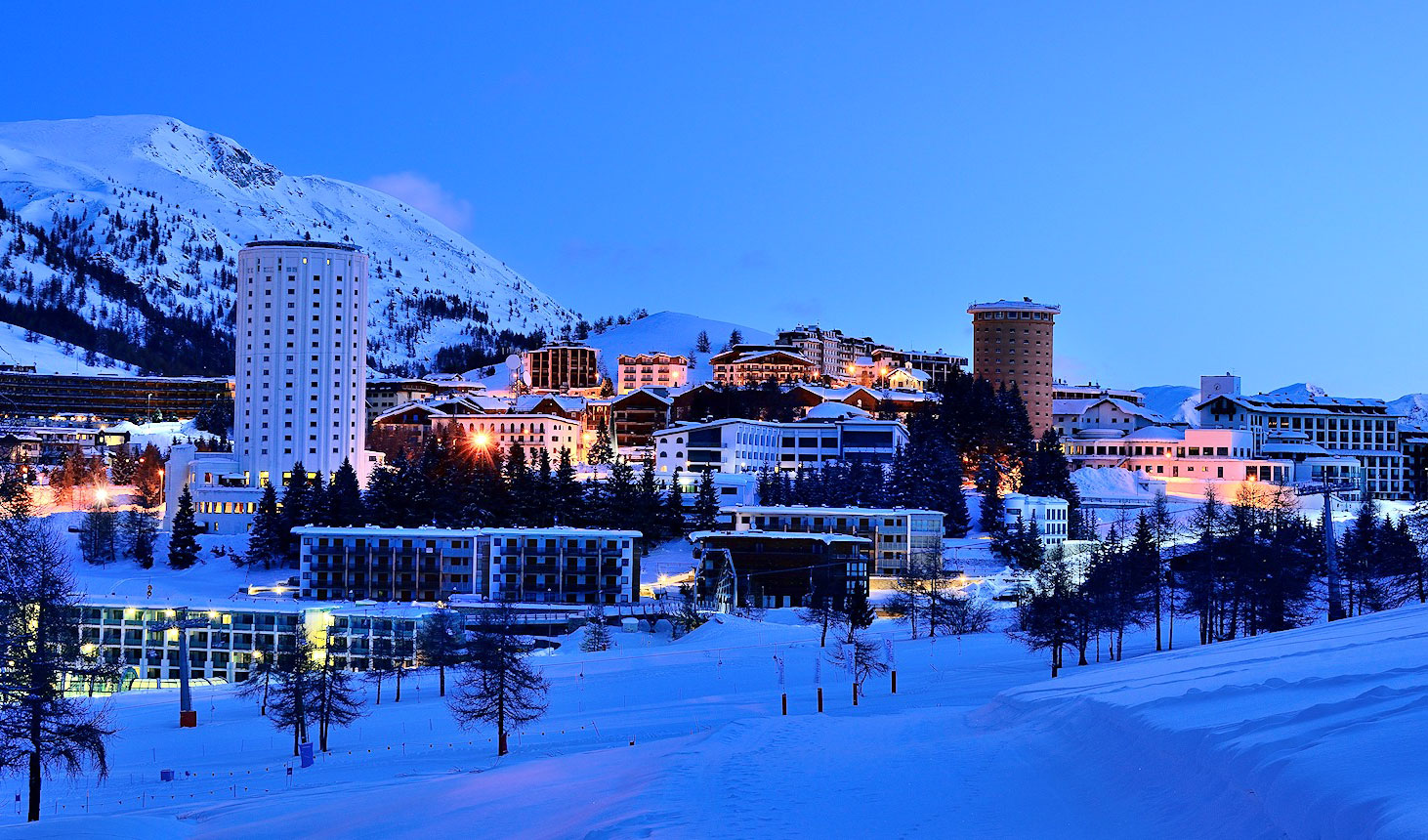 Sestriere ski map
