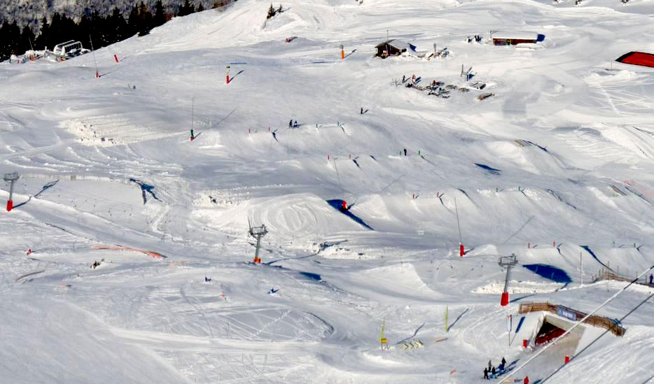 Les Arcs ski map