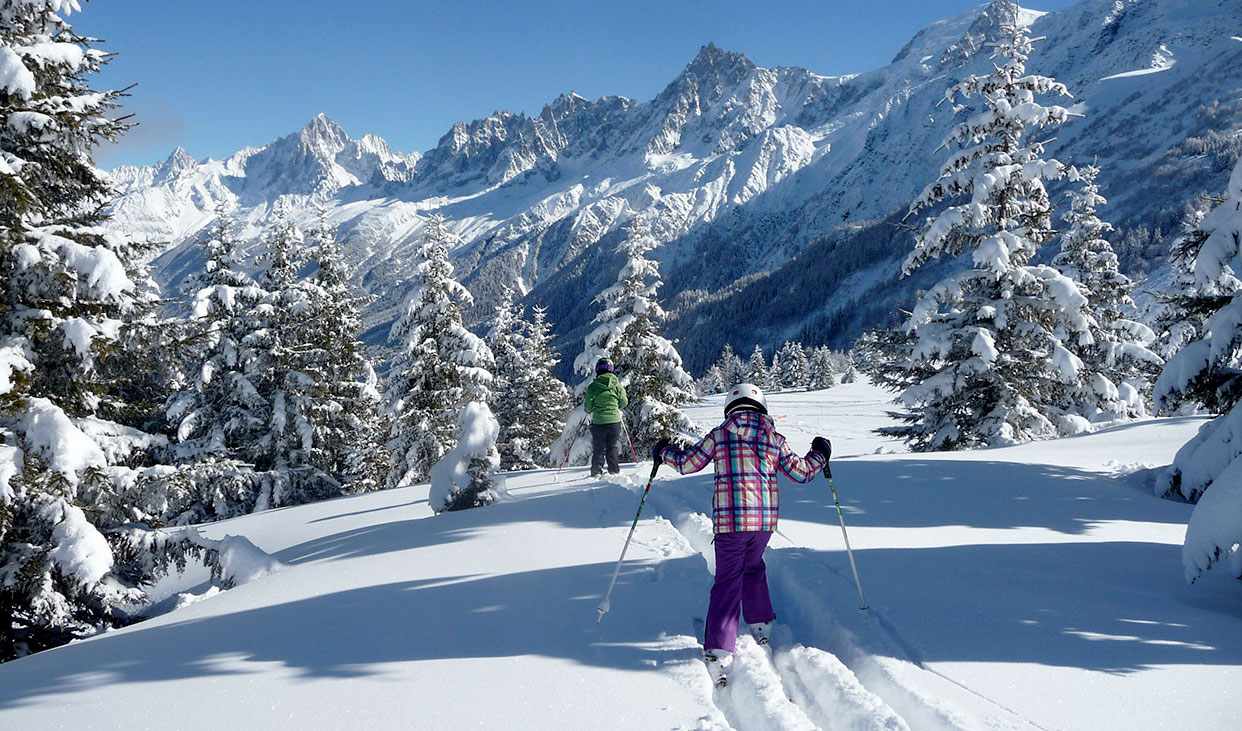 Les Houches Plans des pistes