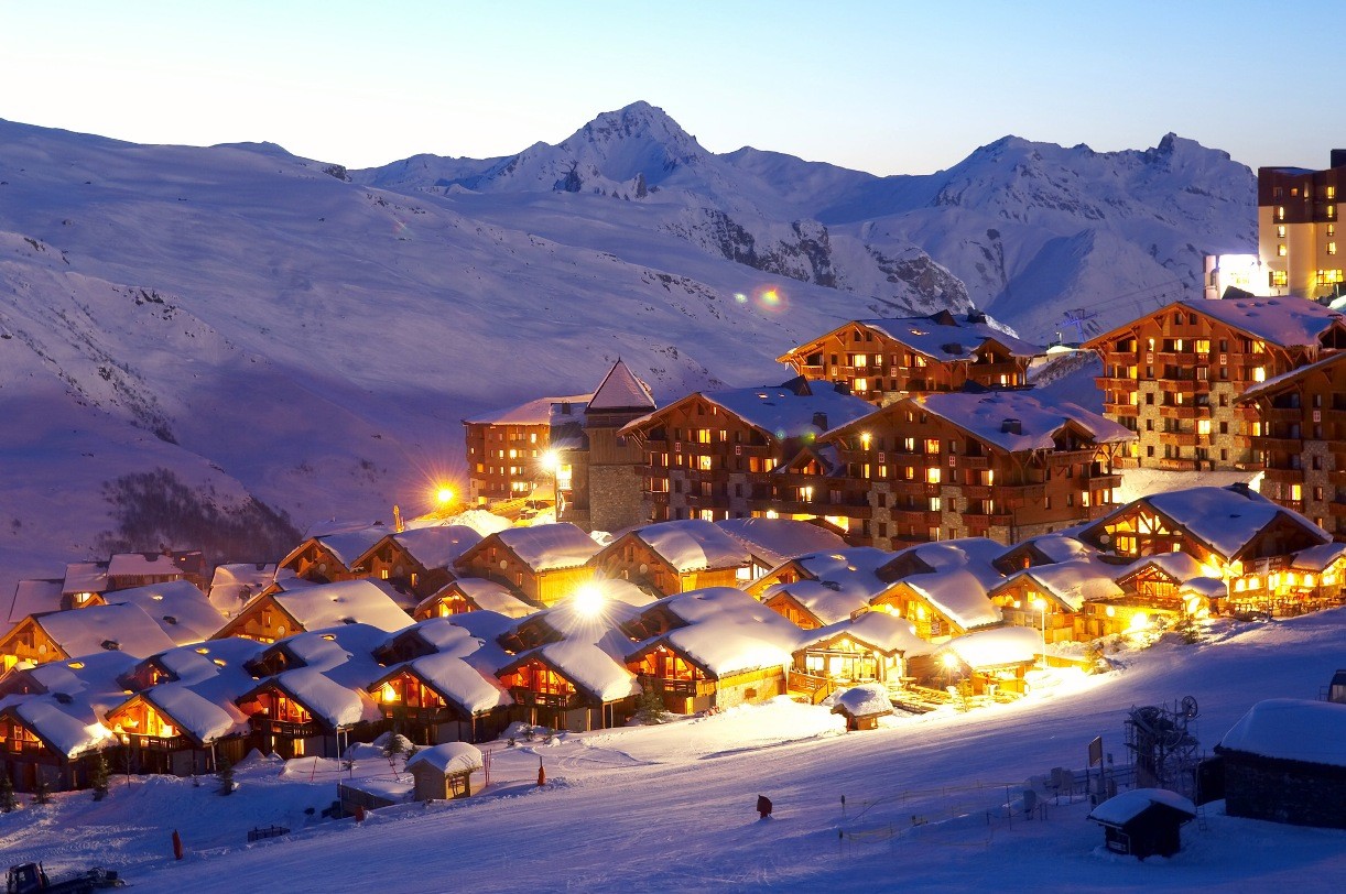 Les Menuires ski map