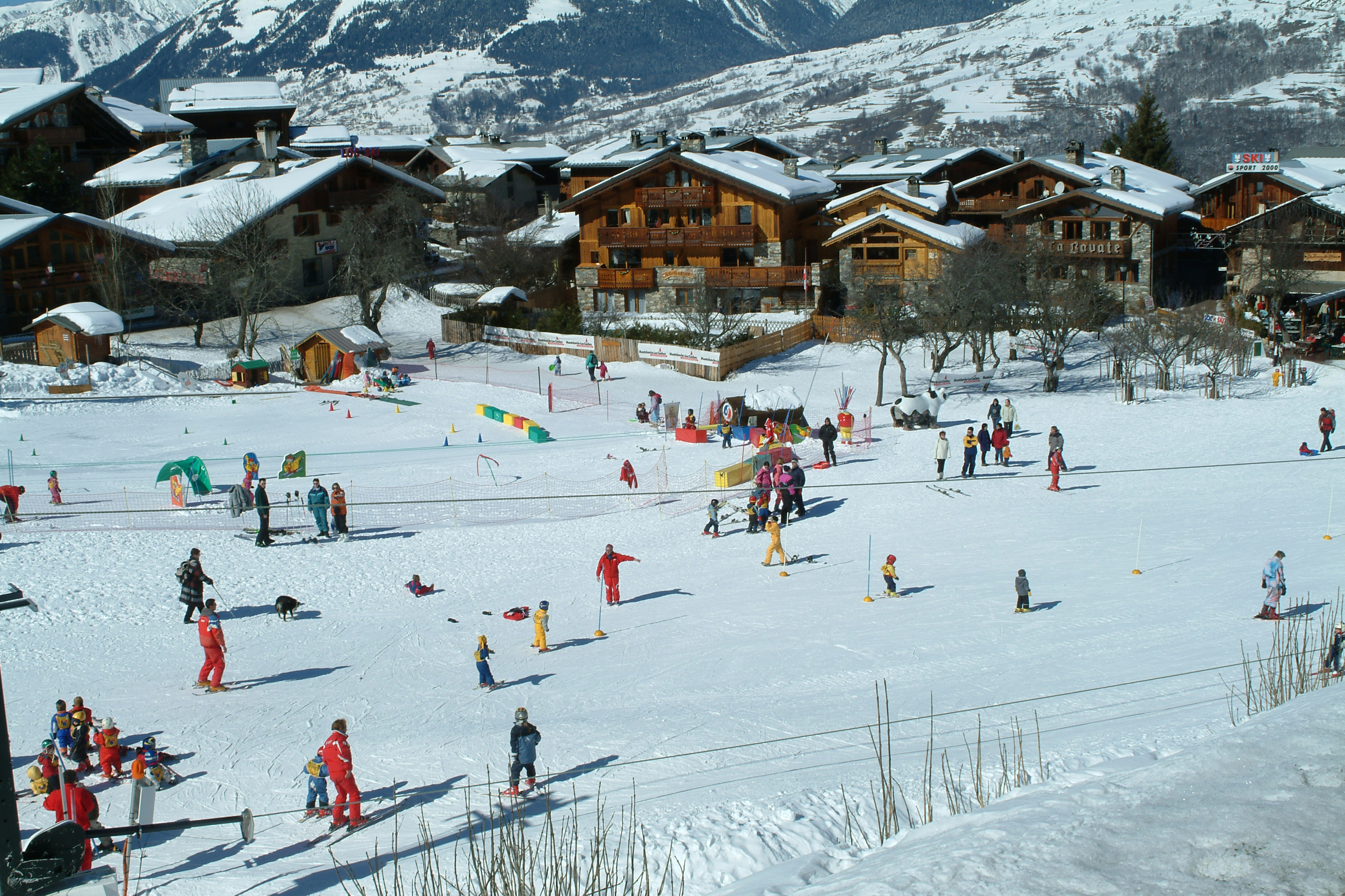 Les Coches Piste Map Montchavin Les Coches Ski Map