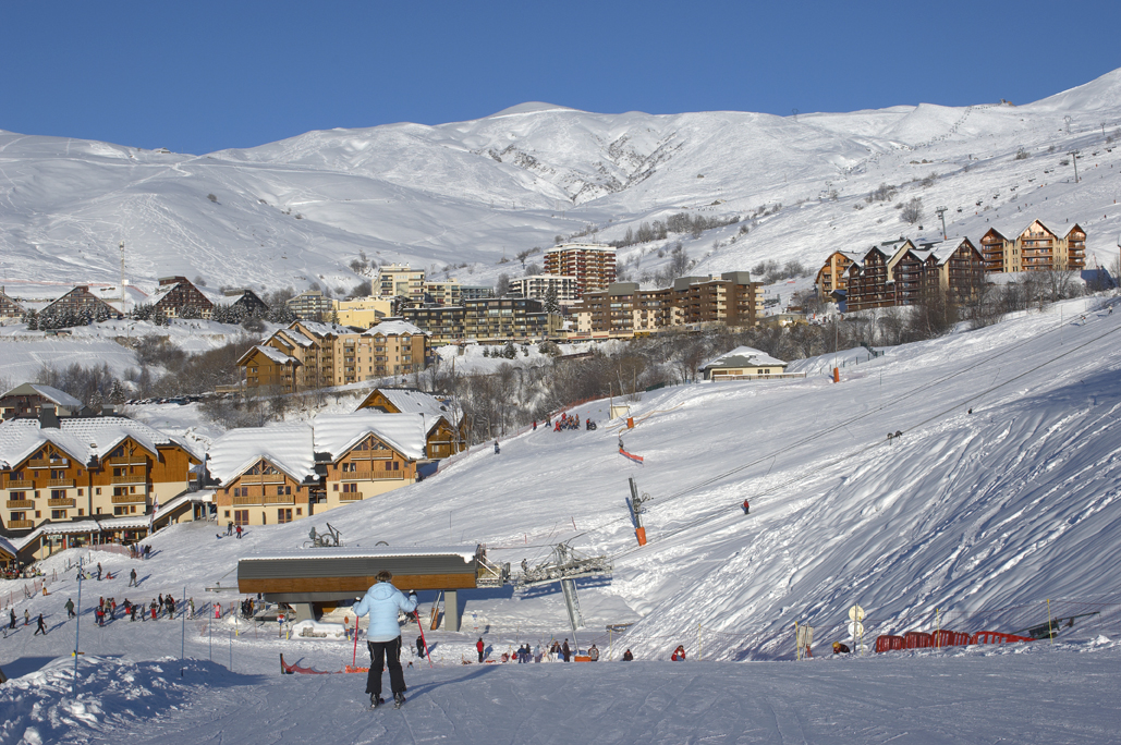 Saint Francois Longchamp ski map