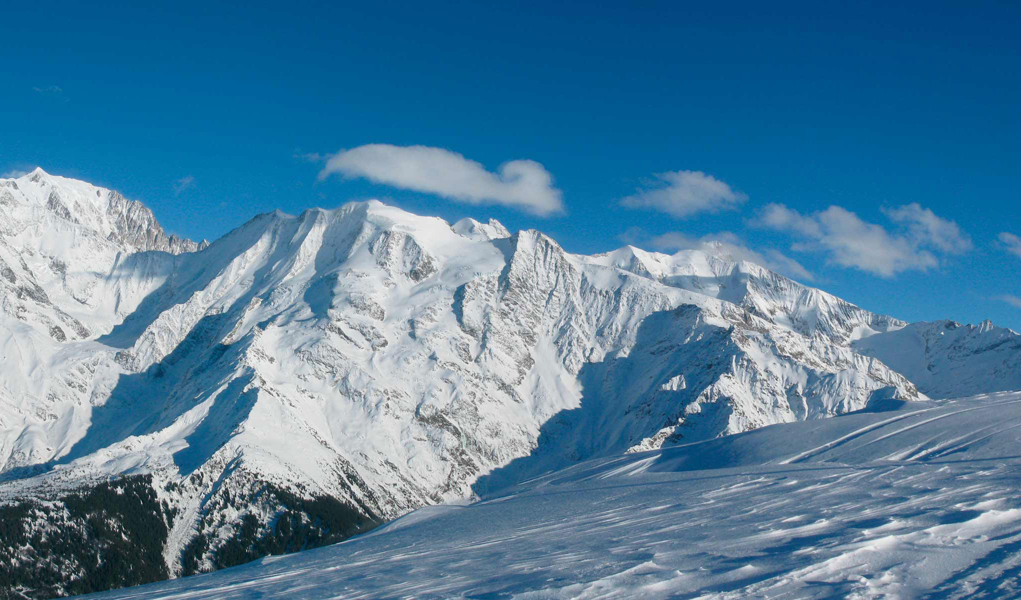 Saint Gervais Mont-Blanc ski map