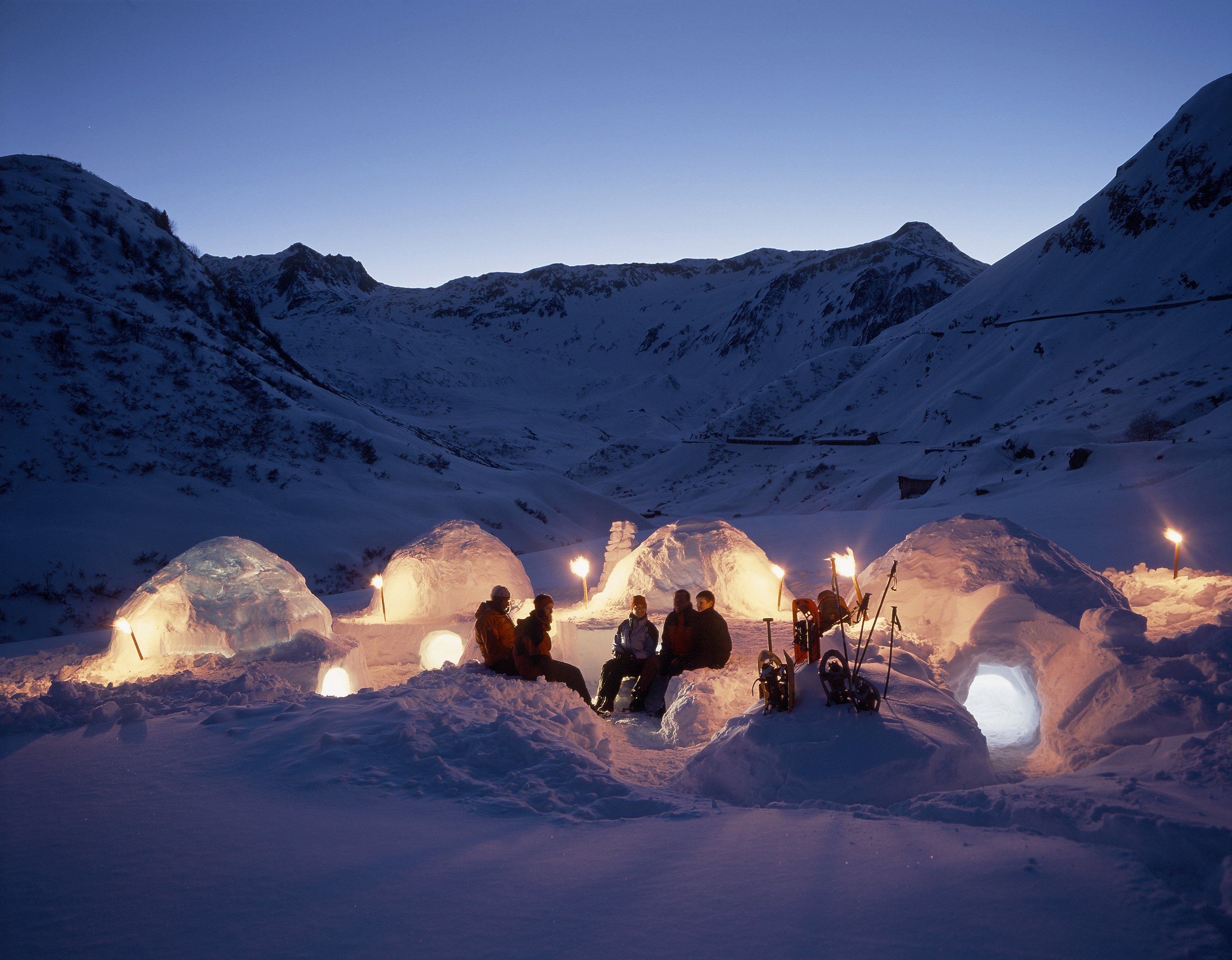 Iglu Dorf в Швейцарии